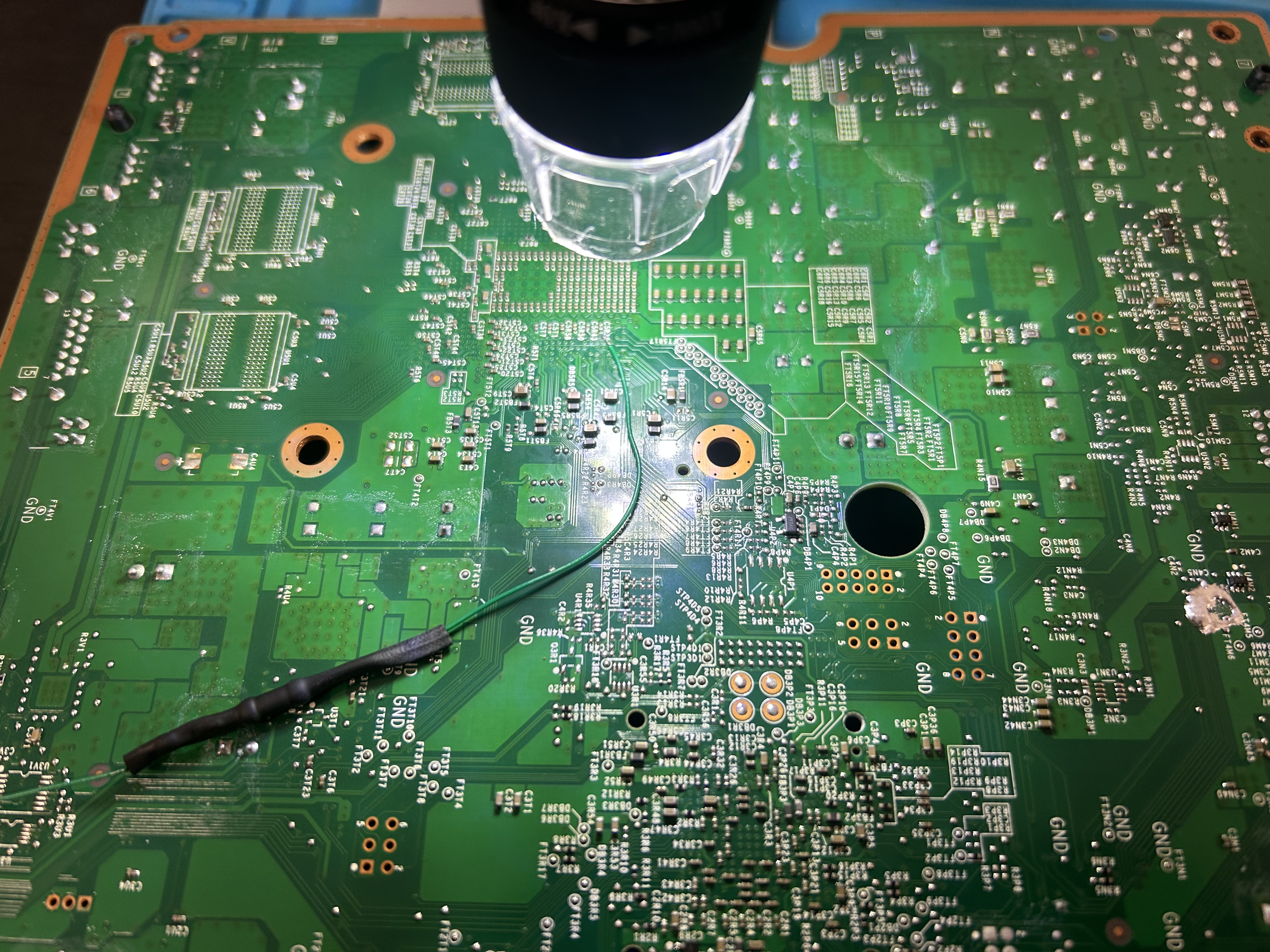 PLL wire with 1k ohm inline resistor